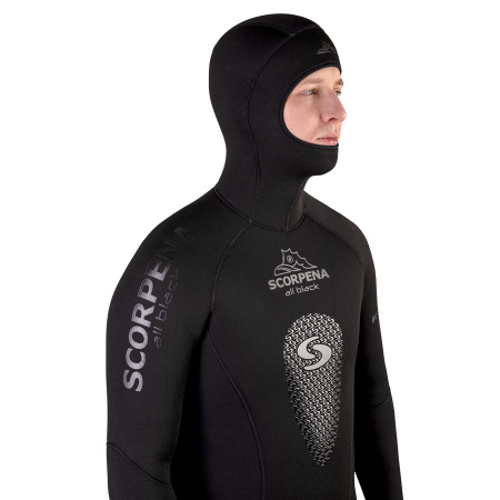 Гидрокостюм Scorpena AllBlack 7мм (XXL)